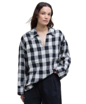 Women's Barbour Maya Top - Ecru / Black