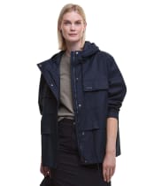 Women's Barbour Reese Showerproof Jacket - Dark Navy