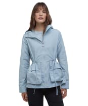 Women's Barbour International Piper Showerproof Jacket - Light Steel Blue