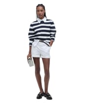 Women's Barbour Chino Shorts - White