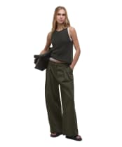 Women's Barbour International Dakota Trousers - Envy