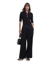 Women's Barbour International Riley Trousers - Black