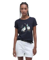 Women's Barbour Penfor T-Shirt - Navy