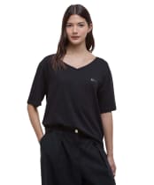 Women's Barbour International Riley T-Shirt - Black