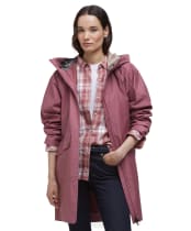 Women's Barbour Heron Waterproof Jacket - DEEP PRUCE
