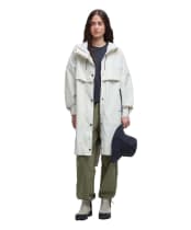 Women's Barbour Jayla Waterproof Parka - Salt