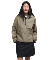 Women's Barbour Lola Waterproof Smock - Dusky Green