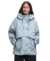 Women's Barbour Naomi Waterproof Jacket - Ice Blue