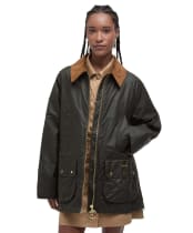 Women's Barbour Raelynn Waxed Jacket - Archive Olive / Ancient