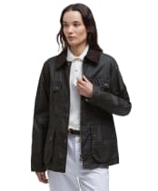 Women's Barbour Arlo Utility Waxed Jacket - Archive Olive / Ancient