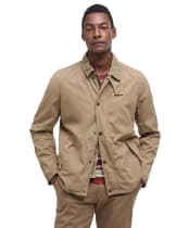 Men's Barbour Tracker Casual Cotton Jacket - Washed Stone