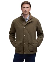 Men's Barbour Sander Casual Jacket - Dark Sand