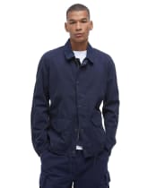 Men's Barbour Utility Casual Chore Jacket - Navy
