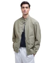 Men's Barbour International Matley Casual Jacket - Bleached Olive