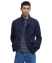 Men's Barbour International Cotton Casual Duke Jacket - Navy