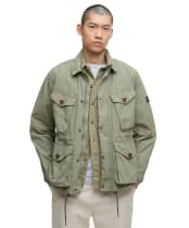 Men's Barbour International Boyer Casual Jacket - Bleached Olive