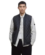 Men's Barbour International Harfell Quilted Gilet - Black