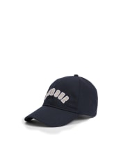 Men's Barbour Campbell 6 Panel Cotton Sports Cap - New Navy