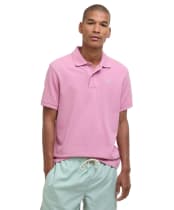 Men's Barbour Sports Polo 215G - True Pink