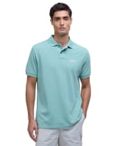 Men's Barbour International Essential Polo - Granite Green