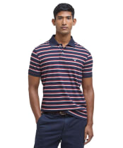 Men's Barbour Ashill Striped Tailored Fit Polo Shirt - Navy