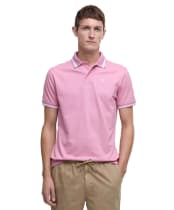 Men's Barbour Ferrybridge Lightweight Tailored Fit Polo Shirt - True Pink