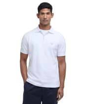 Men's Barbour Hingham Polo Shirt - White