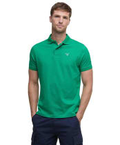 Men's Barbour Active Tailored Fit Polo Shirt - Hedge Green