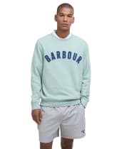 Men's Barbour Prep Logo Crew Sweater - Pale Apple