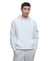 Men's Barbour International Ewan Hoodie - Whisper White