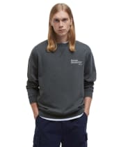 Men's Barbour Bulford Relaxed Fit Crew Sweatshirt - Gunmetal