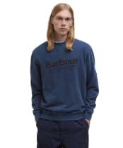 Men's Barbour Larkhill Crew Neck Sweatshirt - Navy