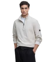 Men's Barbour International Samuel Funnel Neck - Mist