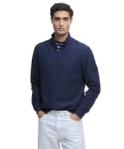 Men's Barbour International Samuel Funnel Neck - Navy