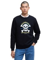 Men's Barbour International Carlisle Graphic Sweatshirt - Black