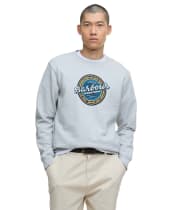 Men's Barbour International Carlisle Graphic Sweatshirt - Grey Marl