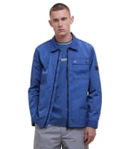 Men's Barbour International Inline Overshirt - North Sea Blue