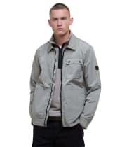 Men's Barbour International Inline Overshirt - Concrete