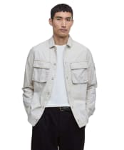 Men's Barbour International Kenneth Garment Dye Overshirt - Mist
