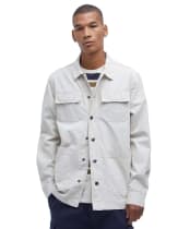 Men's Barbour Grindle Cargo Relaxed Overshirt - Oatmeal