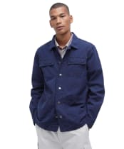 Men's Barbour Grindle Cargo Relaxed Overshirt - Navy