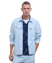 Men's Barbour International Hayden Overshirt - Ice Water