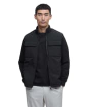 Men's Barbour International Ethan Funnel Neck Quilted Sweat - Black