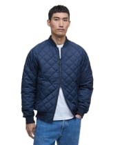 Men's Barbour International Harfell Quilted Jacket - Navy