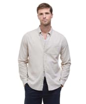 Men's Barbour Nelson Tailored Shirt - Stone