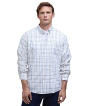 Men's Barbour Caswell Tattersall Regular Fit Shirt - Pine Green