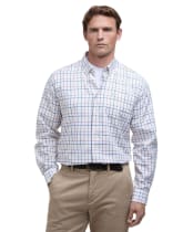 Men's Barbour Caswell Tattersall Regular Fit Shirt - Navy