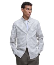 Men's Barbour Cresswell Seersucker Tailored Fit Shirt - Stone