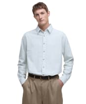 Men's Barbour Fenfield Oxford Stripe Relaxed Fit Shirt - Pale Apple