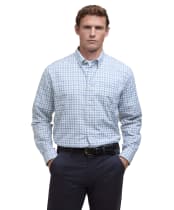Men's Barbour Ravenfield Checked Regular Fit Shirt - Navy